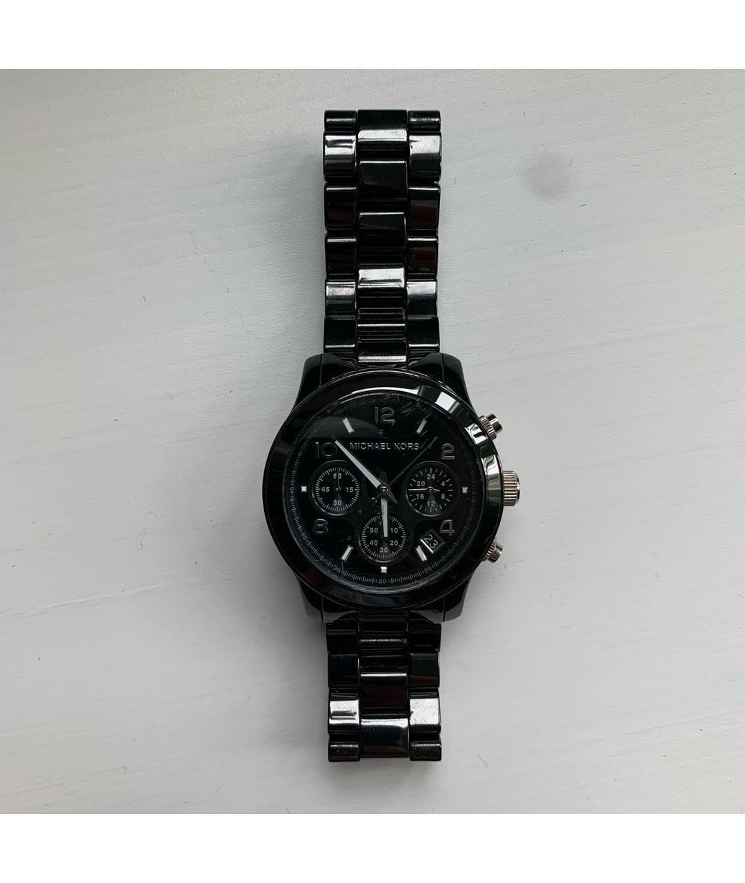 MICHAEL KORS Черные керамические часы, фото 2