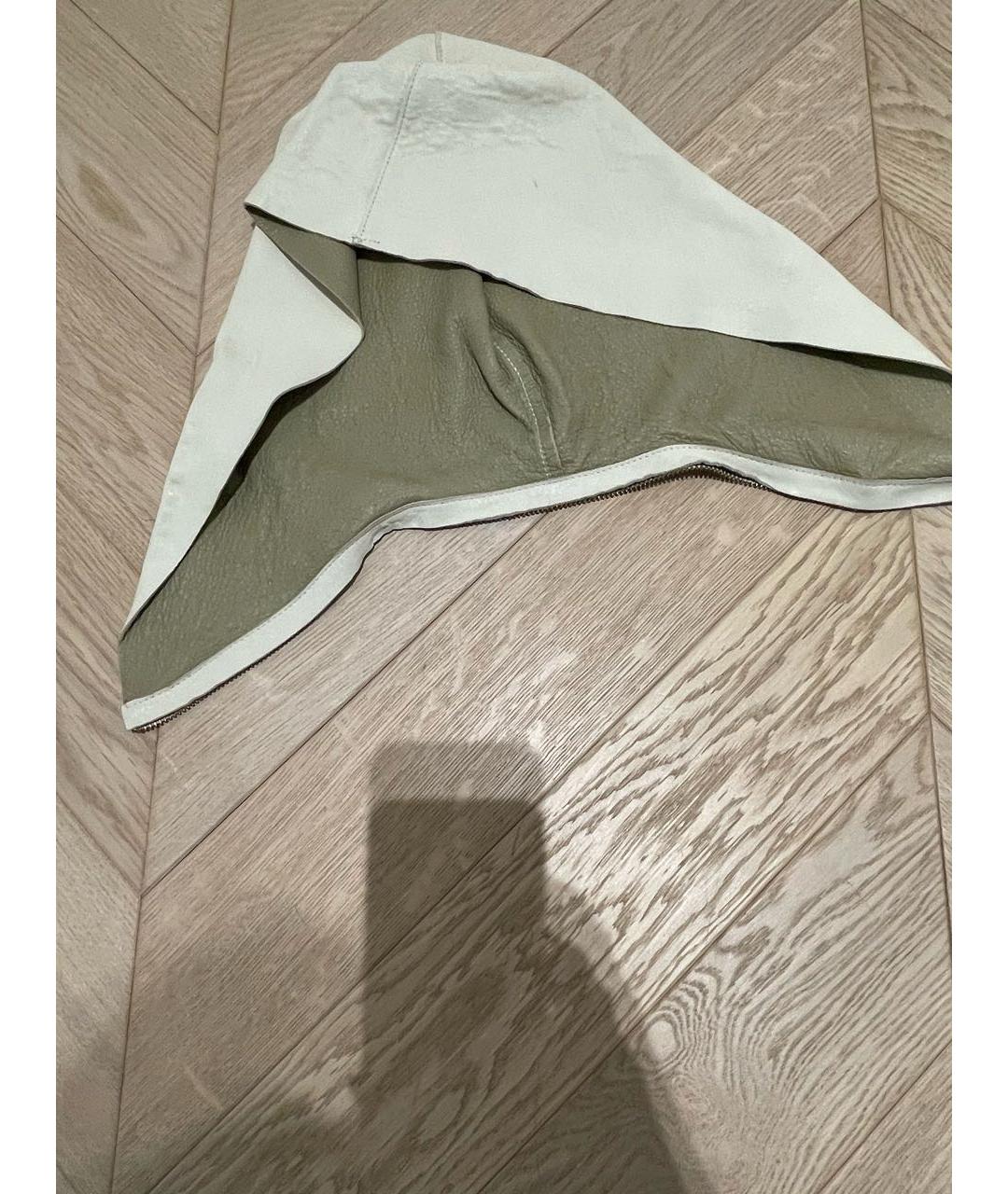 ACNE STUDIOS Бежевая кожаная куртка, фото 5