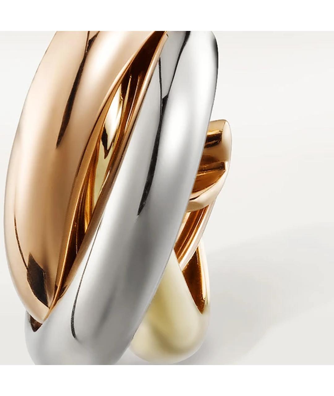 CARTIER Золотые серьги из белого золота, фото 3