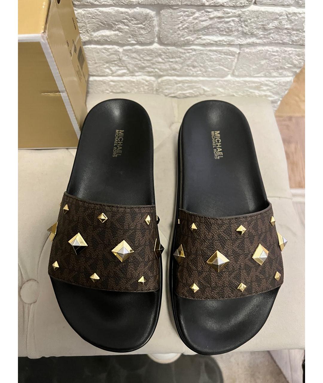 MICHAEL KORS Мульти шлепанцы, фото 8