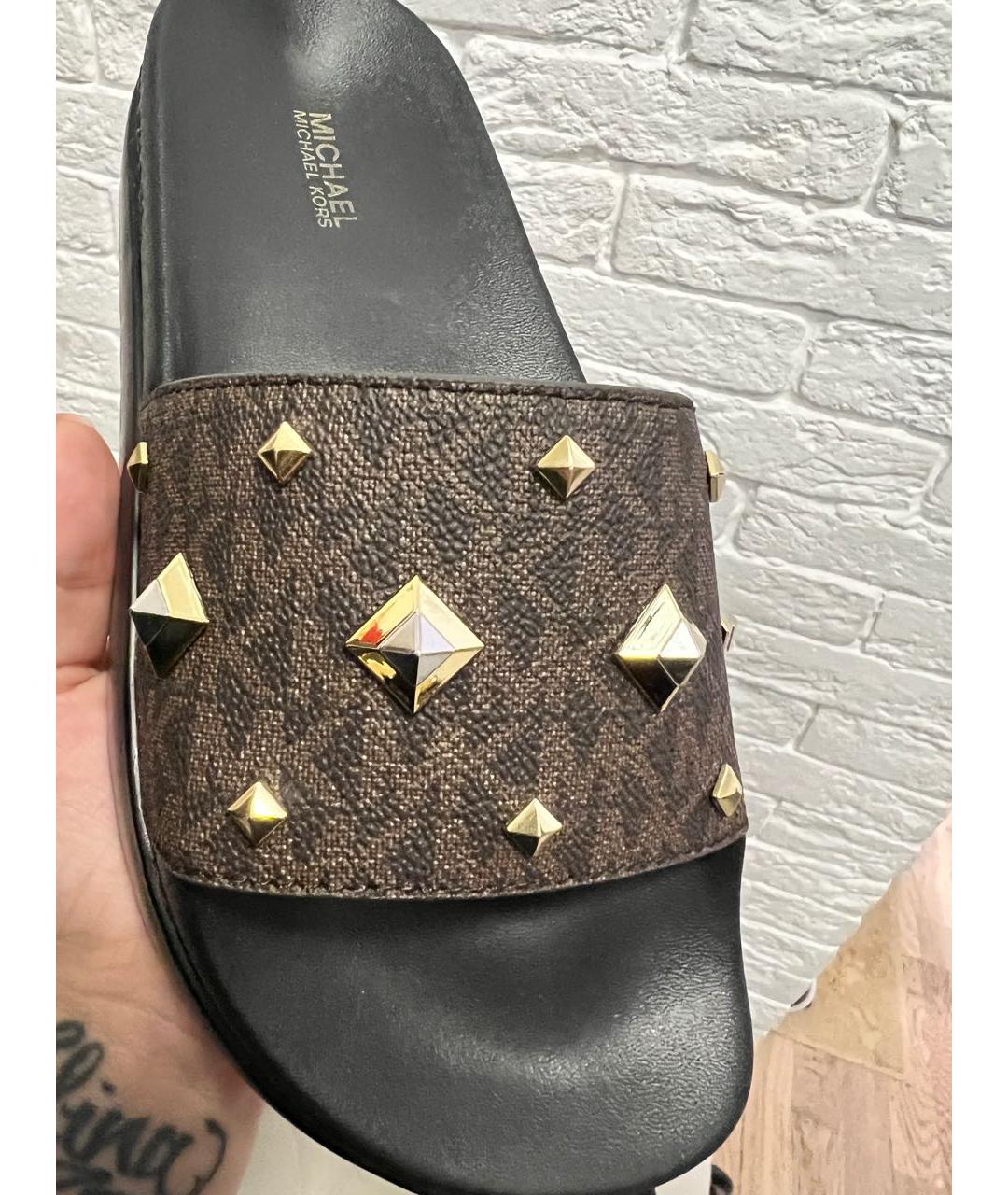 MICHAEL KORS Мульти шлепанцы, фото 5