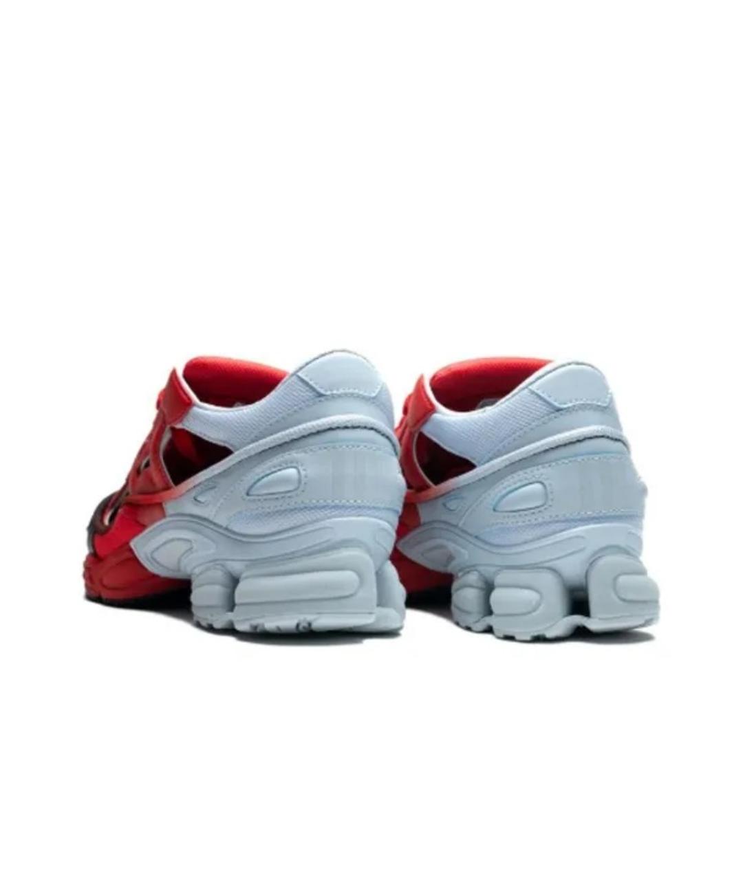 ADIDAS Красные кожаные низкие кроссовки / кеды, фото 3