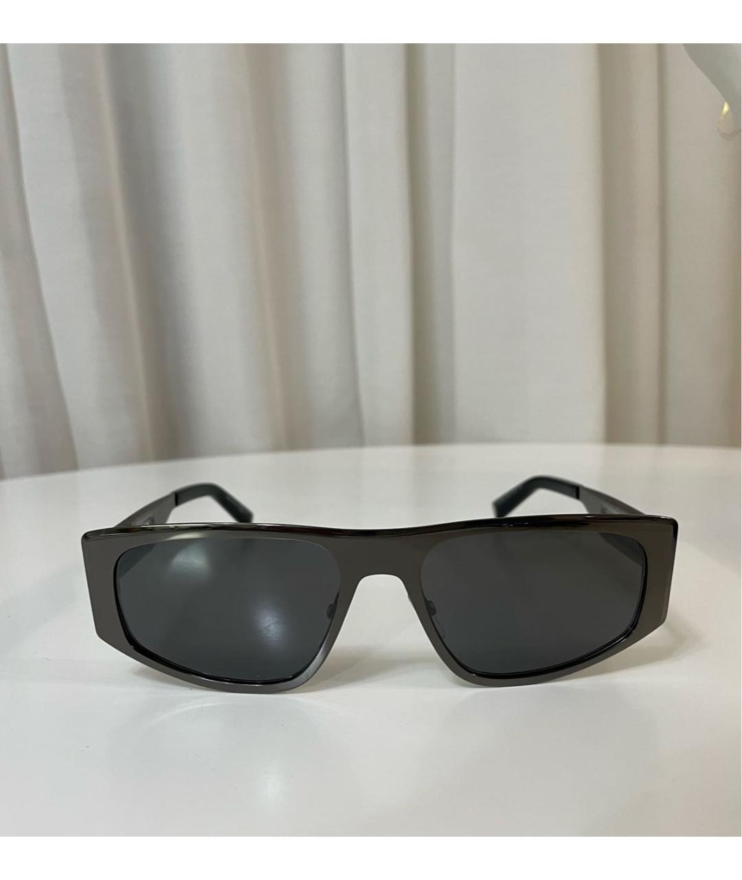 GIVENCHY Черные металлические солнцезащитные очки, фото 3