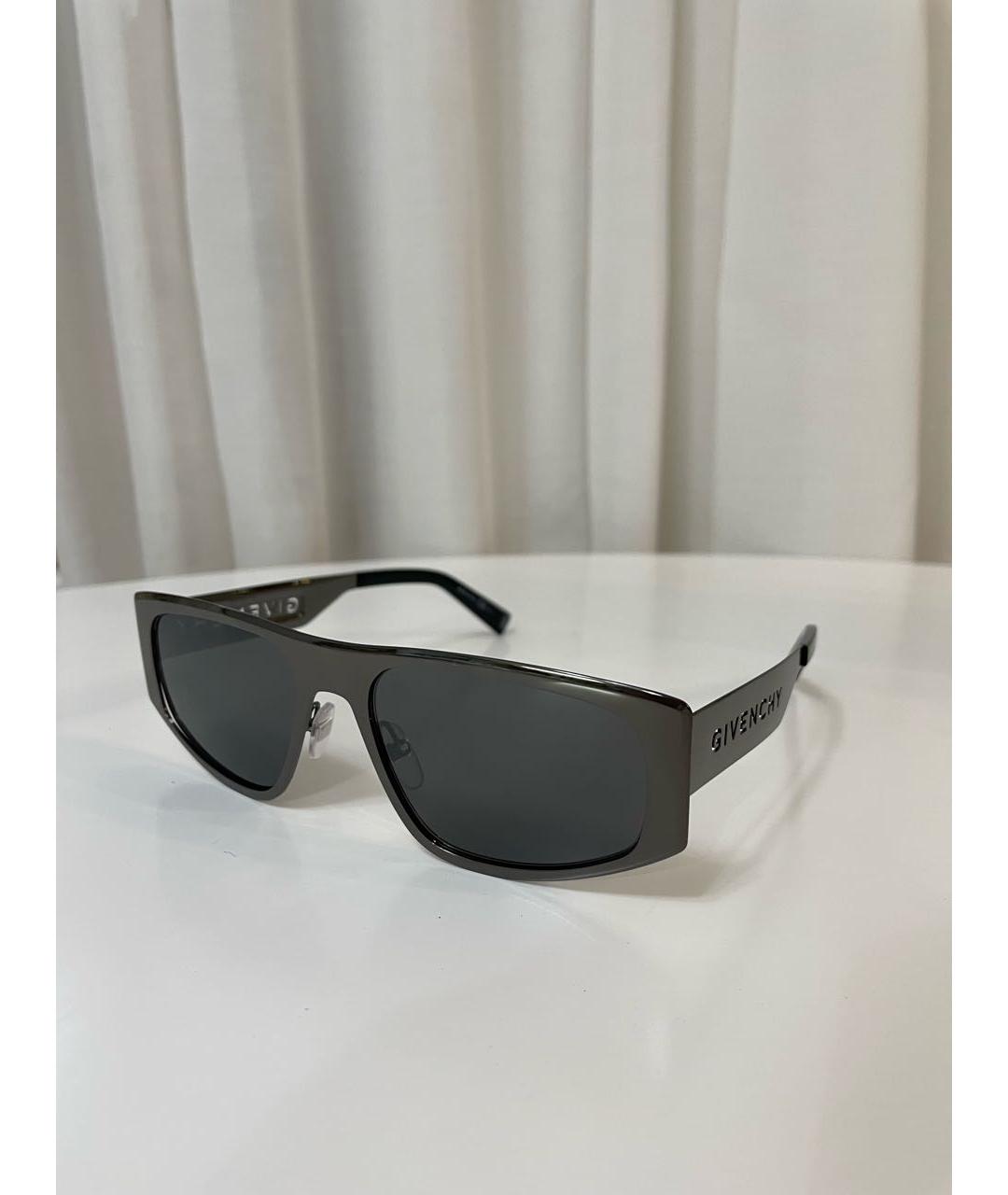 GIVENCHY Черные металлические солнцезащитные очки, фото 2