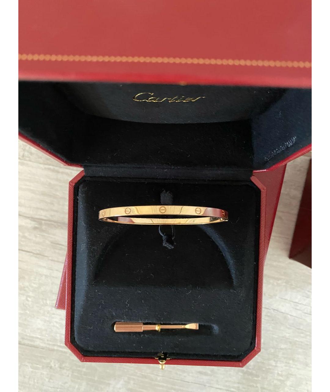 CARTIER Розовый браслет из розового золота, фото 6
