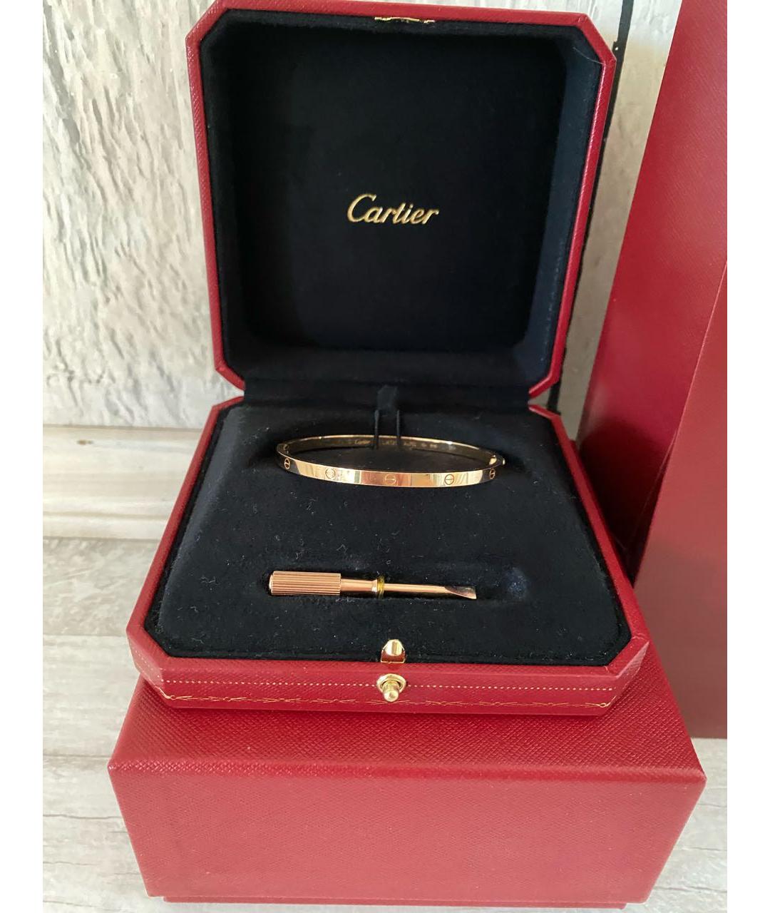 CARTIER Розовый браслет из розового золота, фото 3