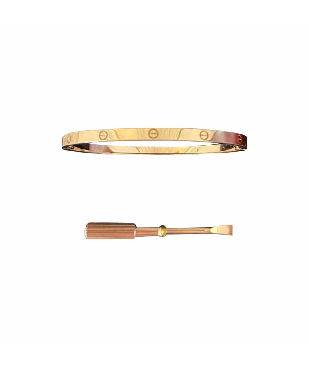 CARTIER Розовый браслет из розового золота, фото 1