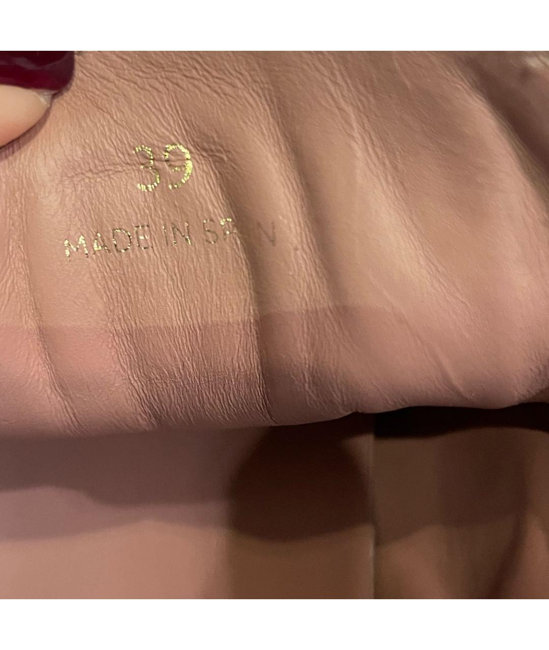 RED VALENTINO Белые кожаные кеды, фото 6