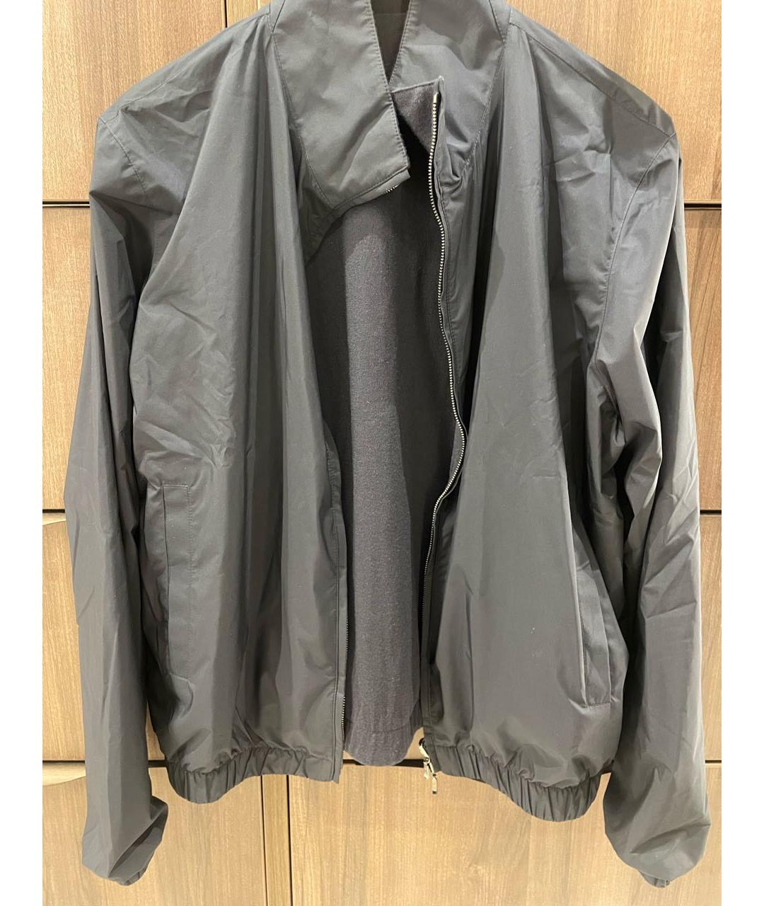 LORO PIANA Темно-синяя полиэстеровая куртка, фото 9