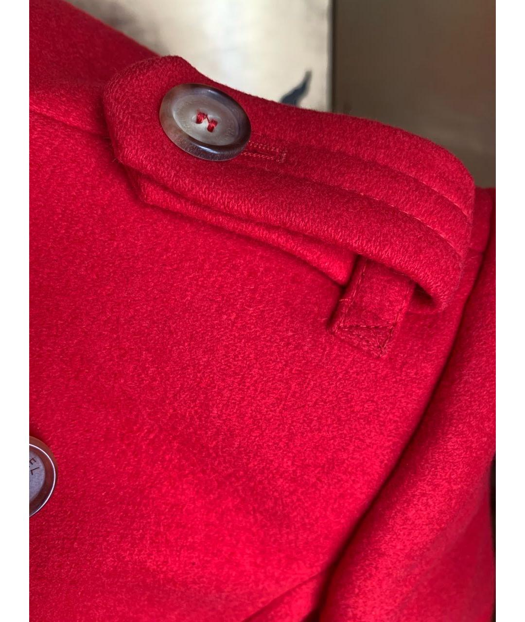 MICHAEL MICHAEL KORS Красное шерстяное пальто, фото 7