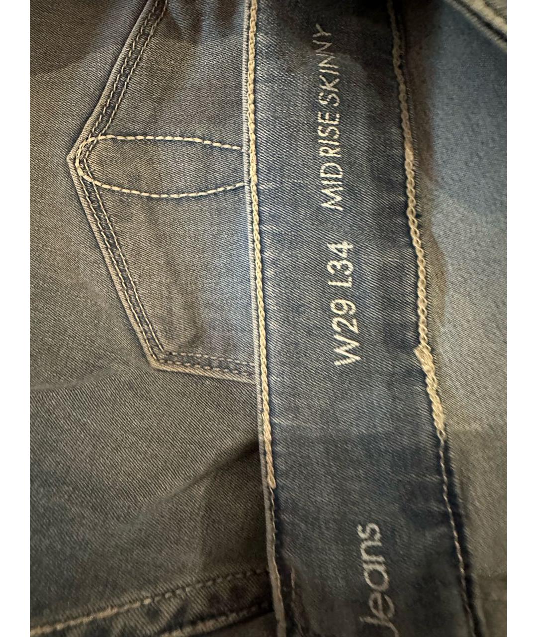 CALVIN KLEIN Хлопко-полиэстеровые джинсы слим, фото 4