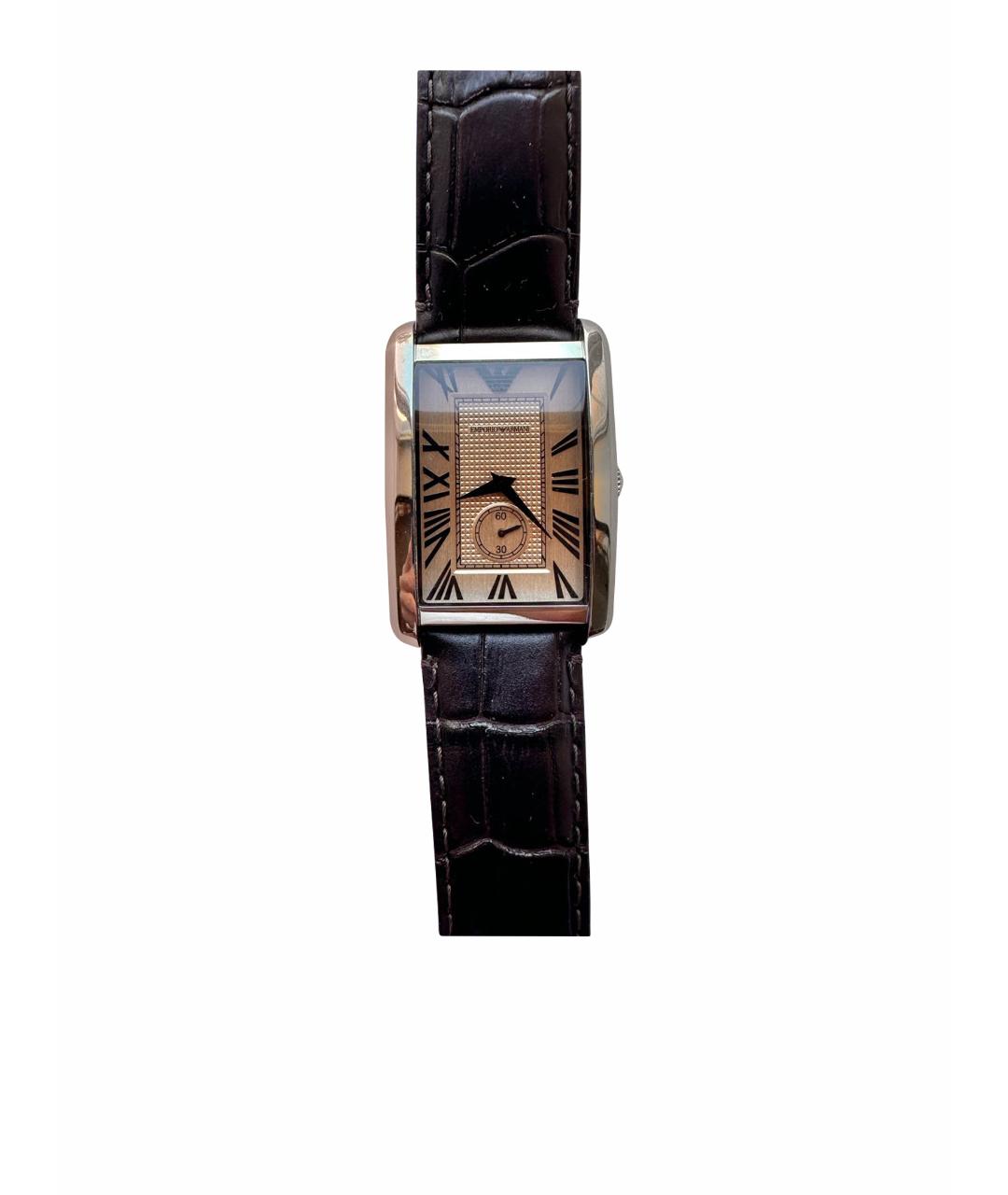 EMPORIO ARMANI Золотые стальные часы, фото 1