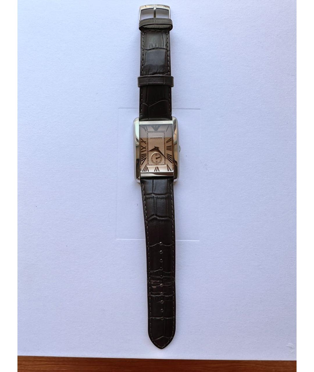 EMPORIO ARMANI Золотые стальные часы, фото 4