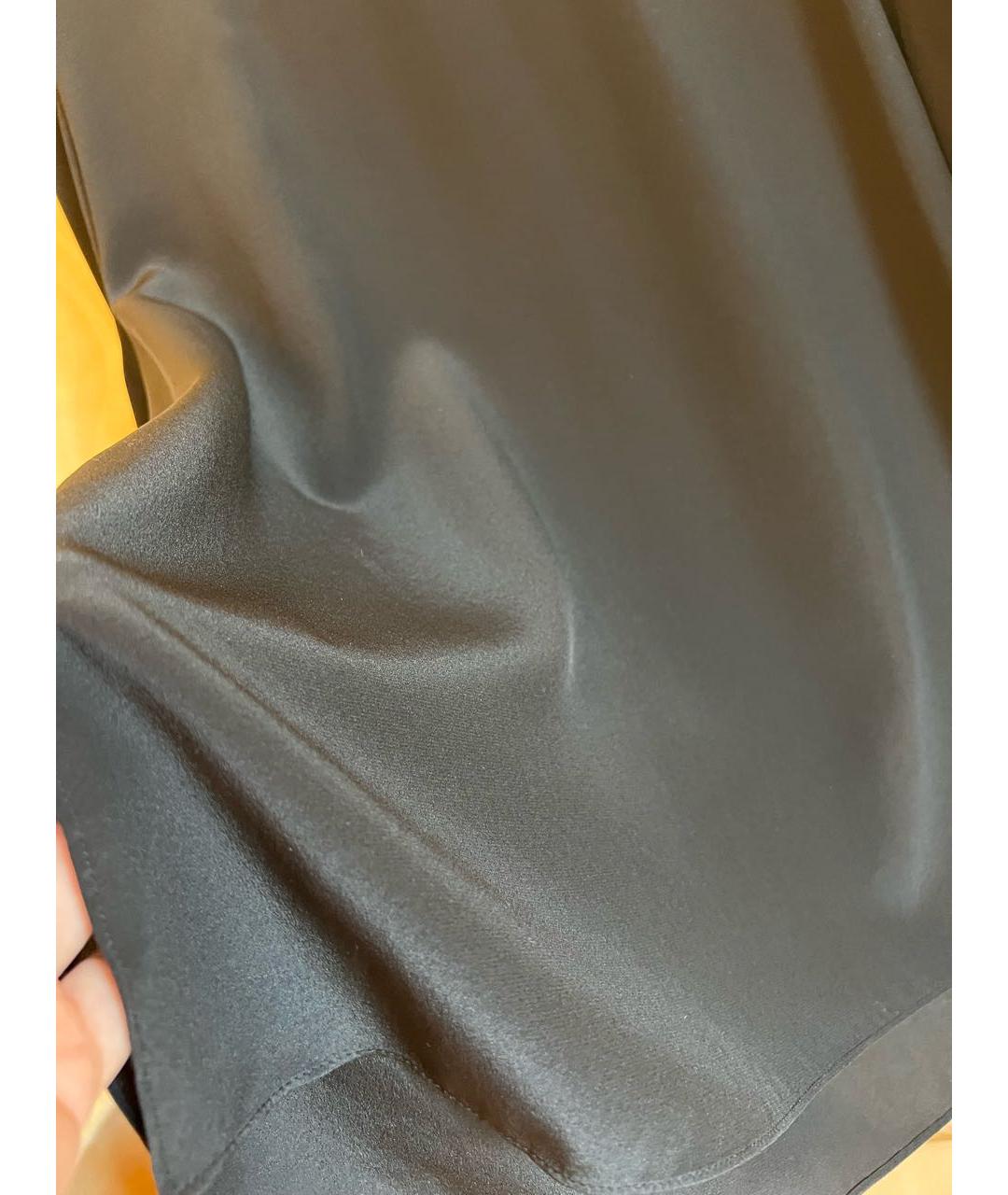 FENDI Черная шелковая блузы, фото 4