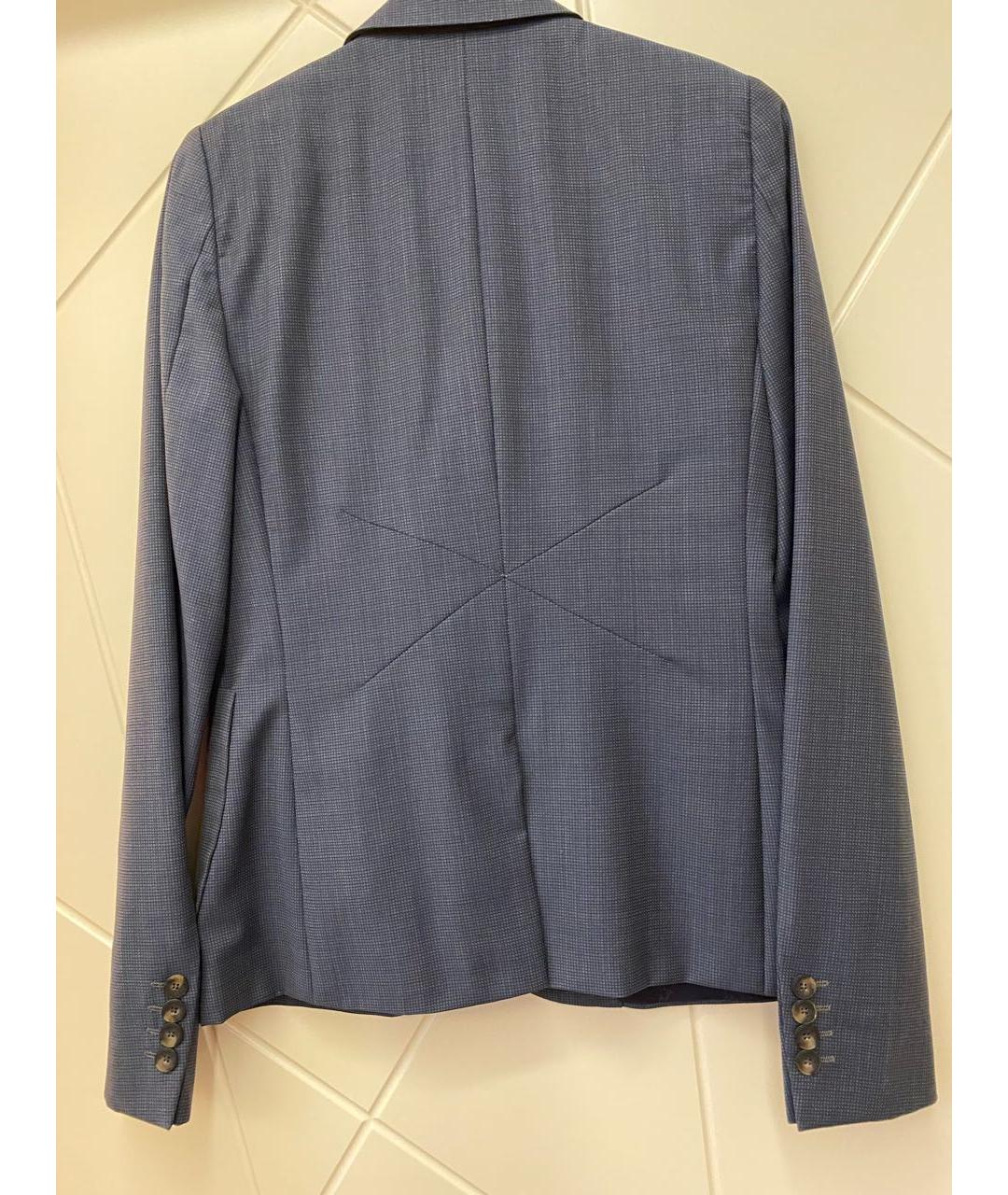 KENZO Синий шерстяной жакет/пиджак, фото 2