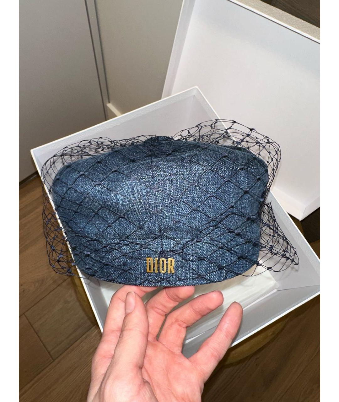 CHRISTIAN DIOR Темно-синяя кепка, фото 4