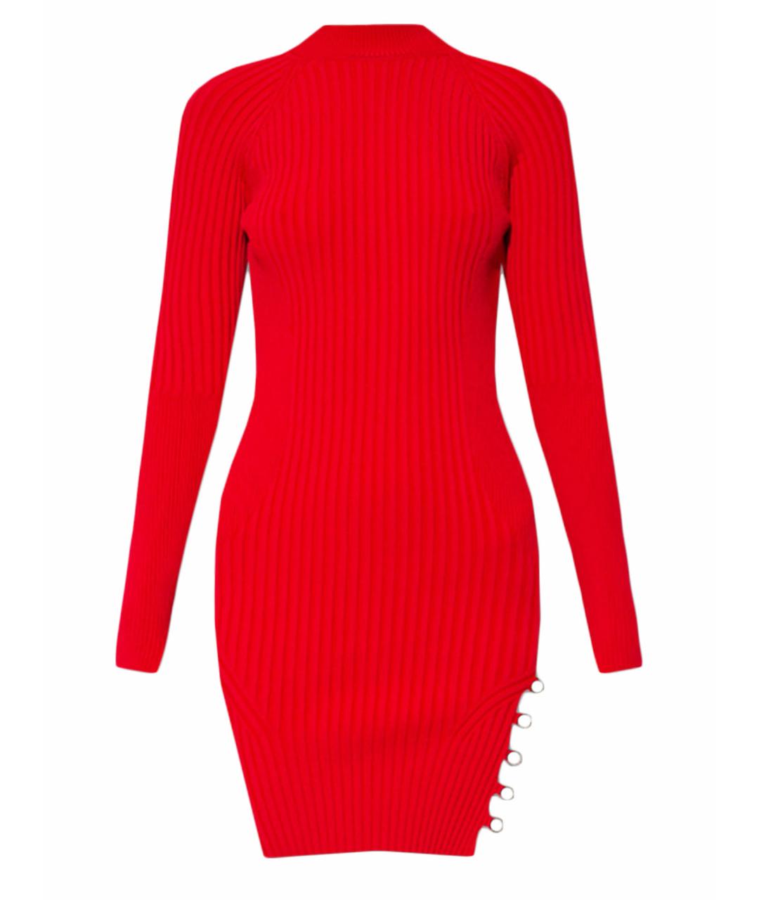JACQUEMUS Красное вискозное повседневное платье, фото 1