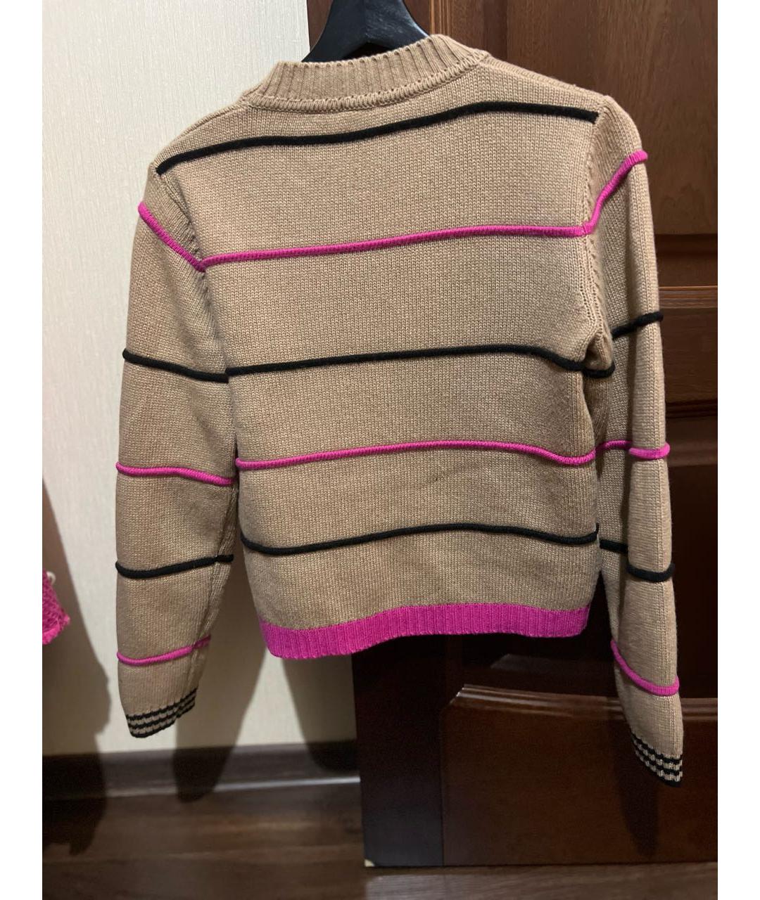 PINKO Коричневый полиамидовый джемпер / свитер, фото 2