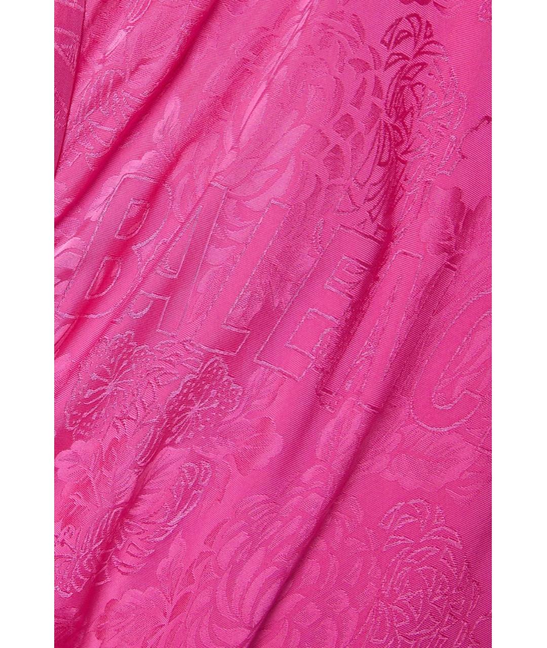 BALENCIAGA Розовое вискозное вечернее платье, фото 4