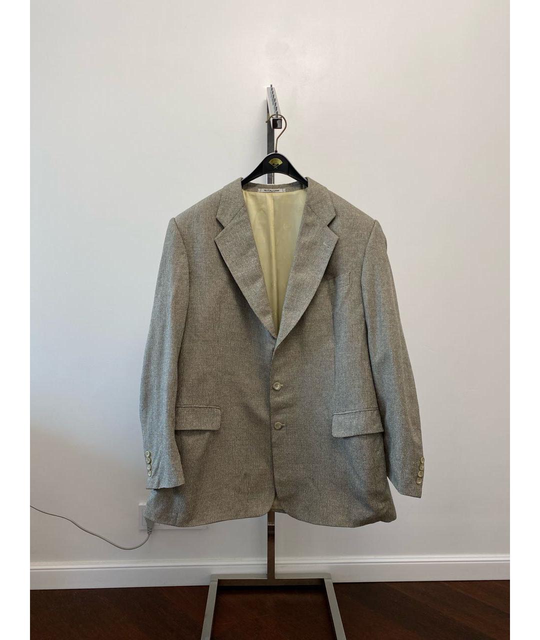 KARL LAGERFELD Серый шелковый пиджак, фото 9