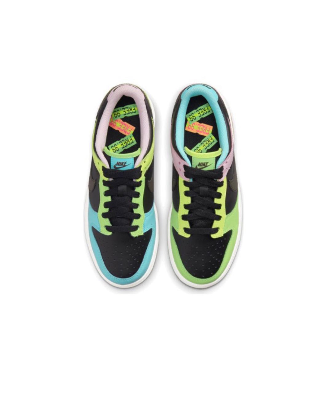 NIKE Мульти кожаные низкие кроссовки / кеды, фото 2