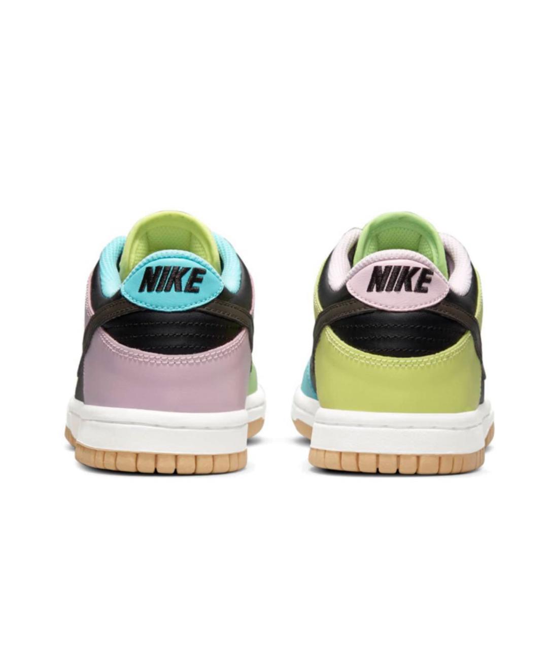 NIKE Мульти кожаные низкие кроссовки / кеды, фото 4