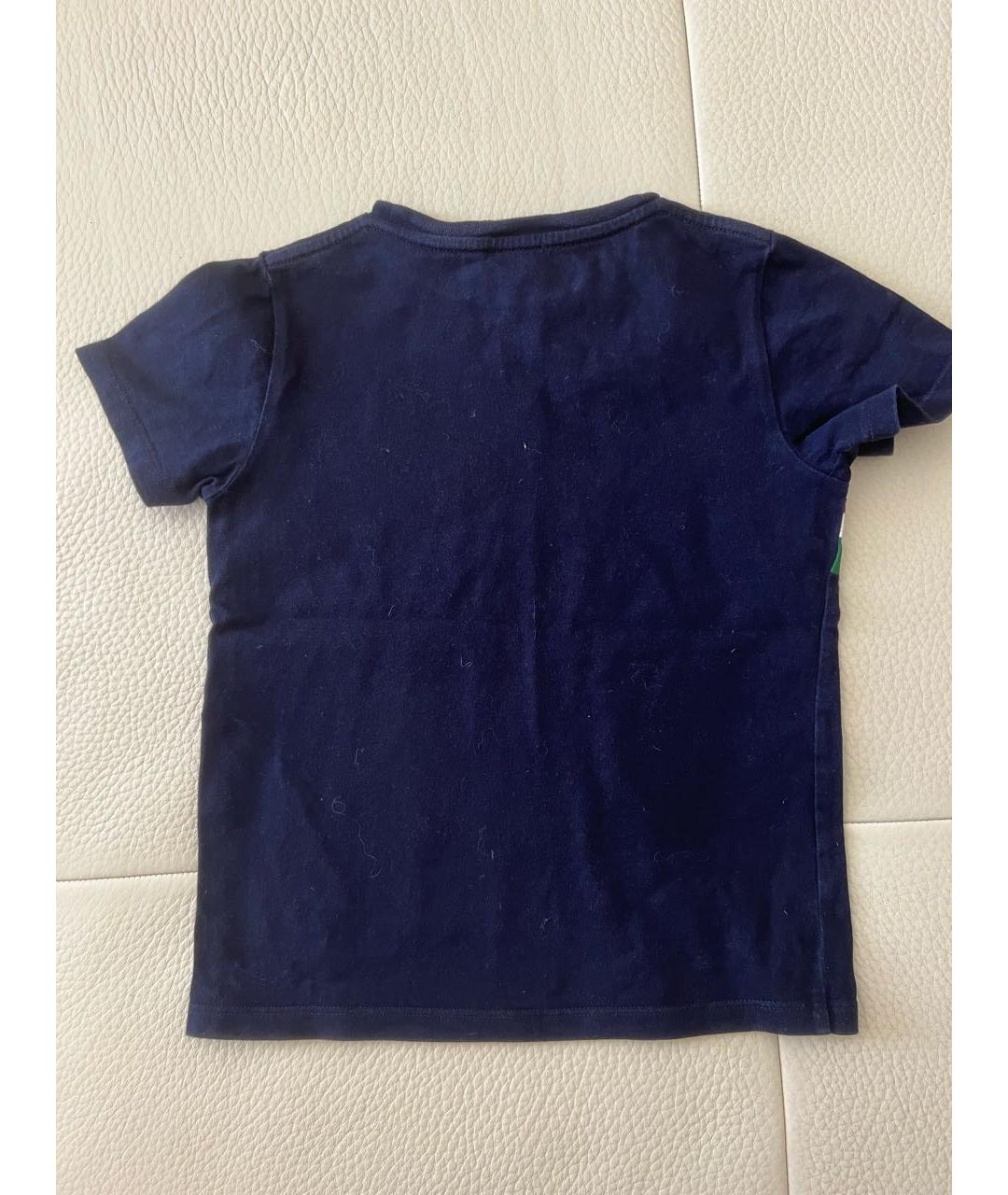 GUCCI Темно-синяя детская футболка, фото 2