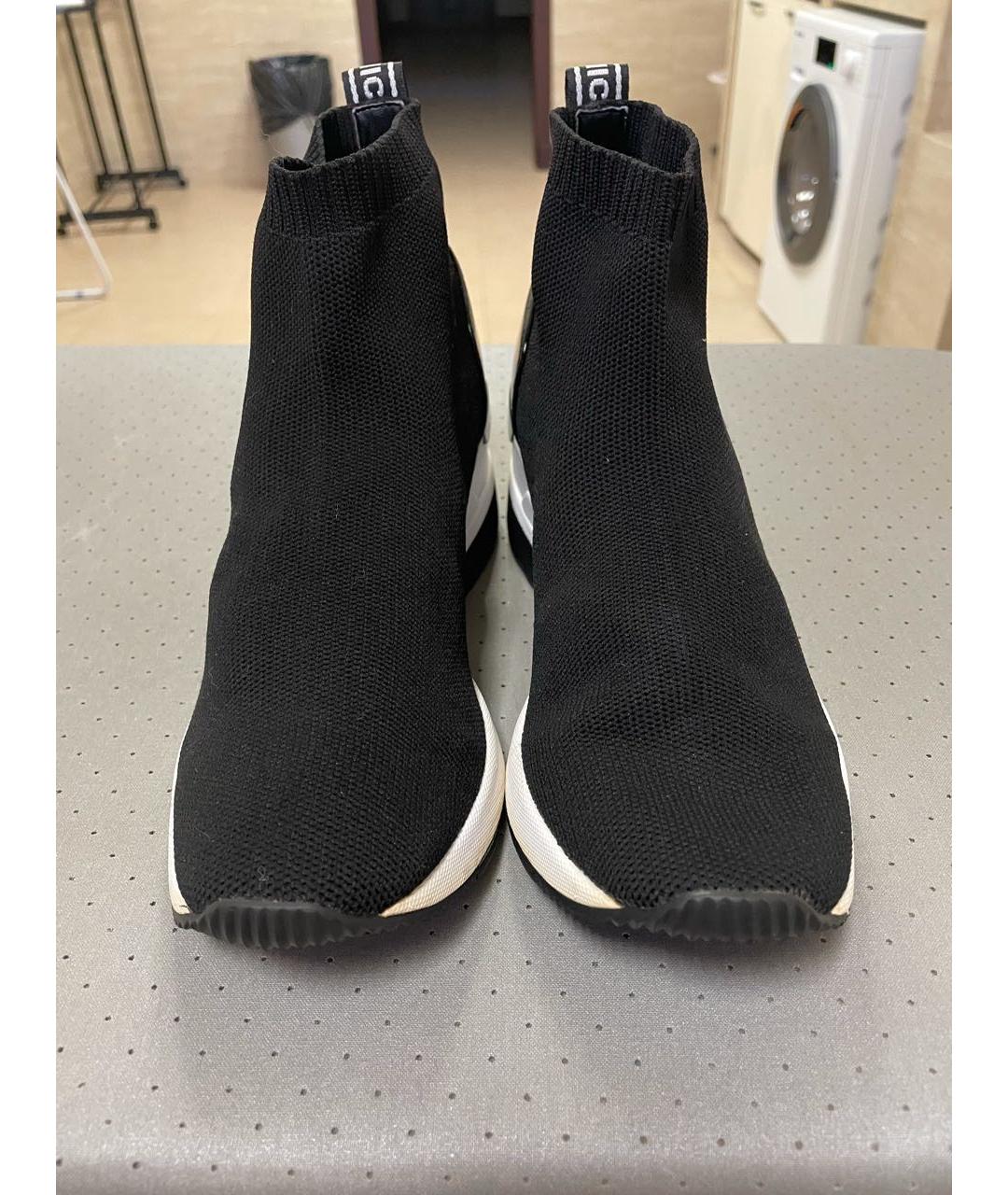 MICHAEL KORS Черные текстильные кроссовки, фото 2