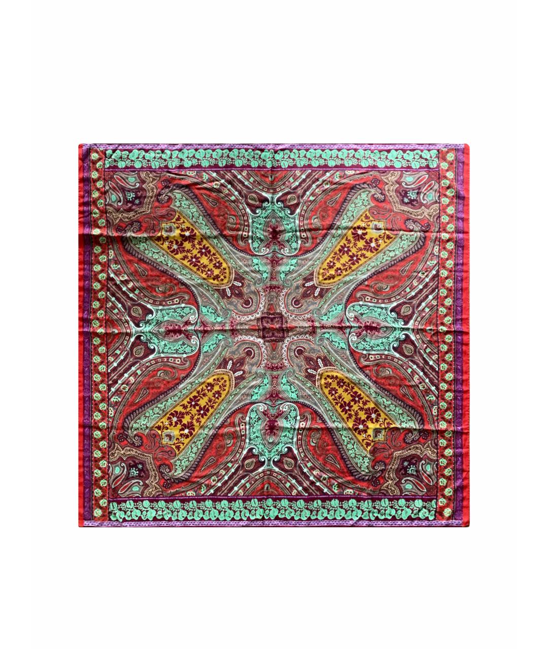 ETRO Красный кашемировый платок, фото 1