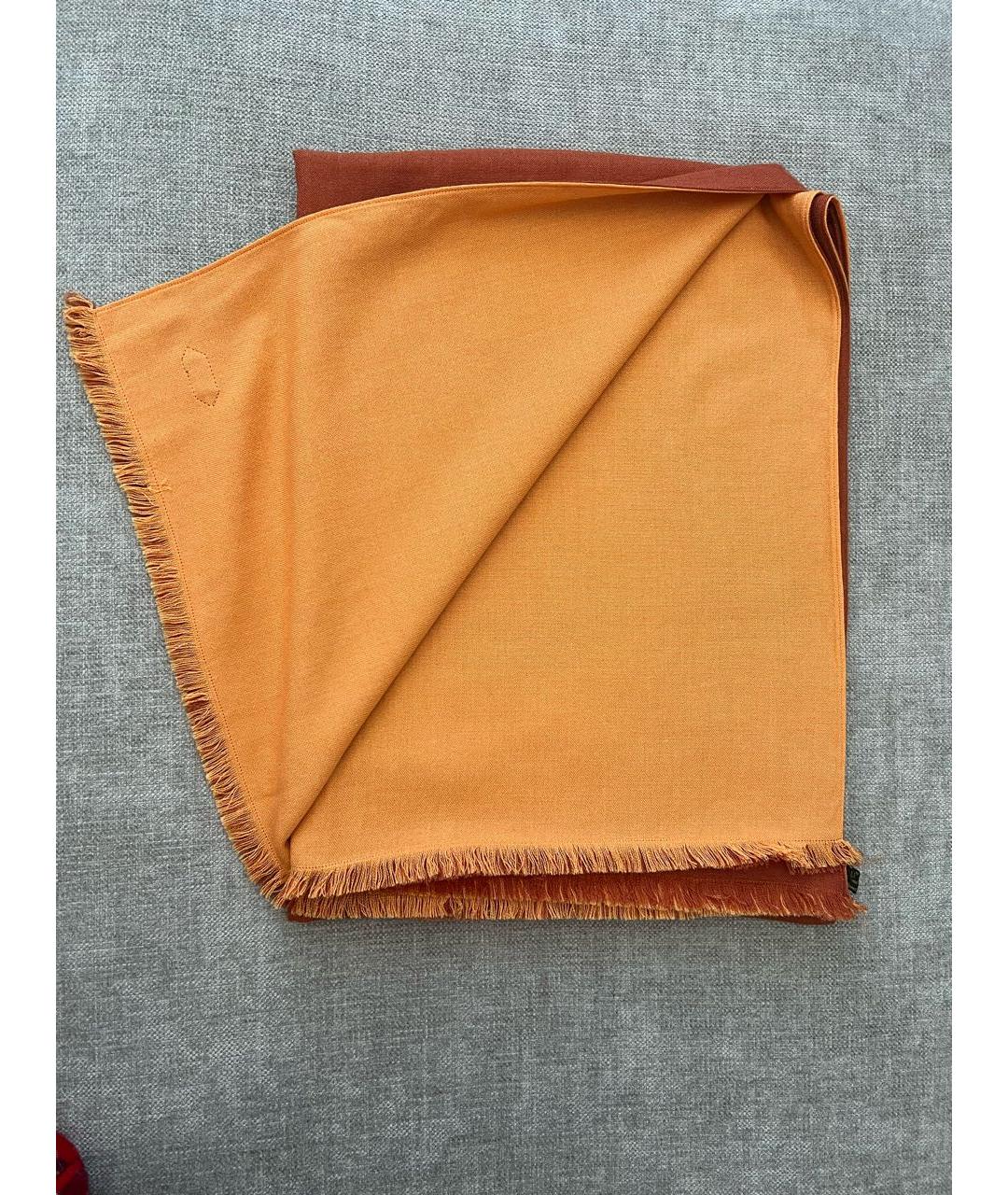 ZILLI Оранжевый шарф, фото 3