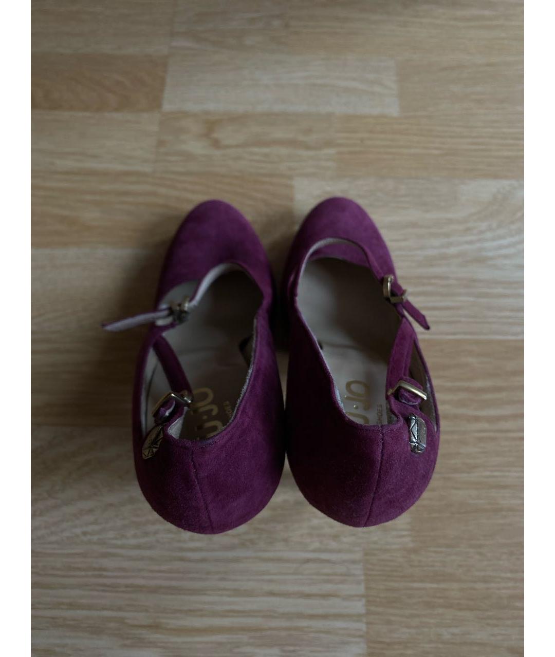 LIU JO Фиолетовые замшевые туфли, фото 3
