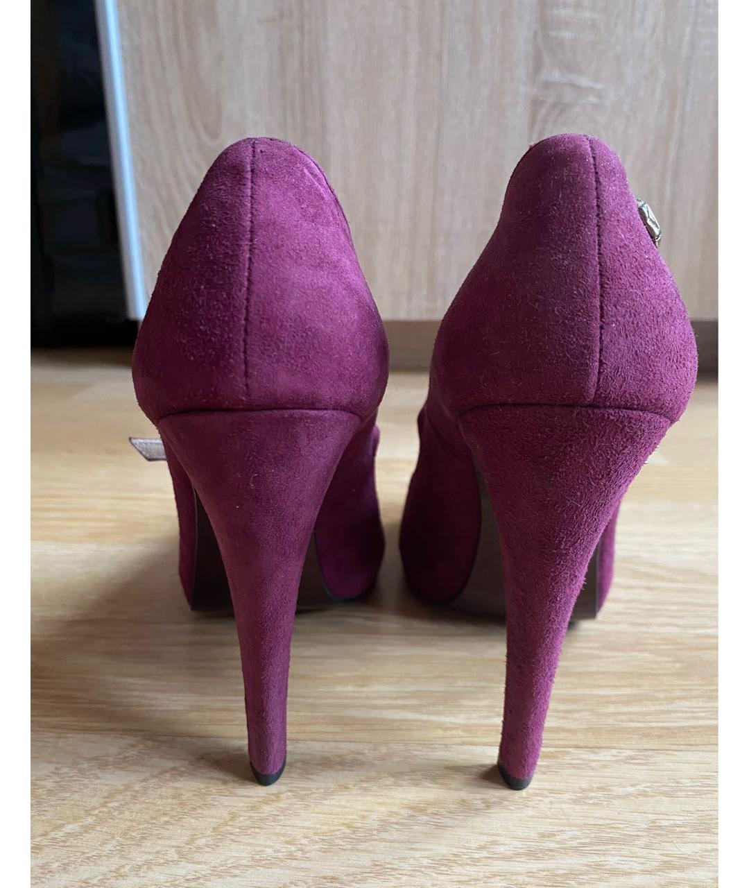 LIU JO Фиолетовые замшевые туфли, фото 4