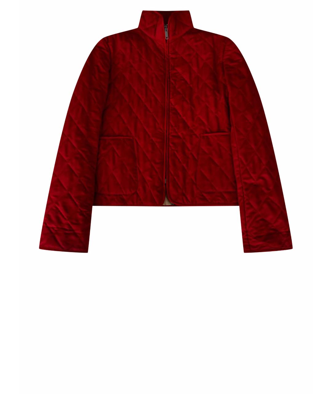 BURBERRY BRIT Красная полиэстеровая куртка, фото 1
