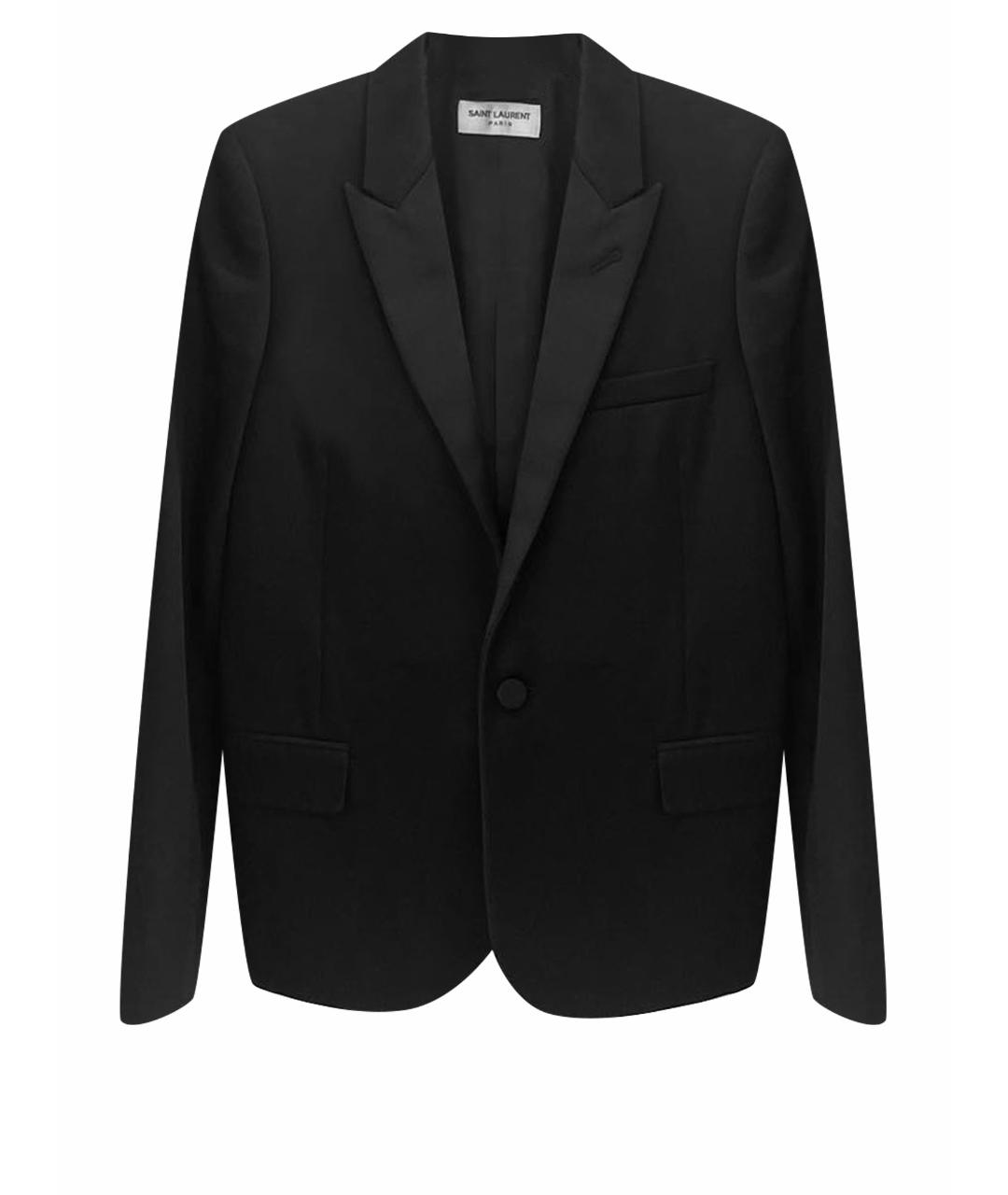 SAINT LAURENT Черный жакет/пиджак, фото 1