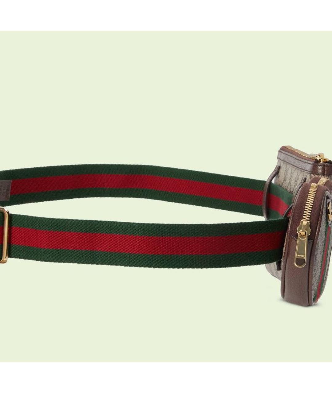 GUCCI Бежевая поясная сумка, фото 4