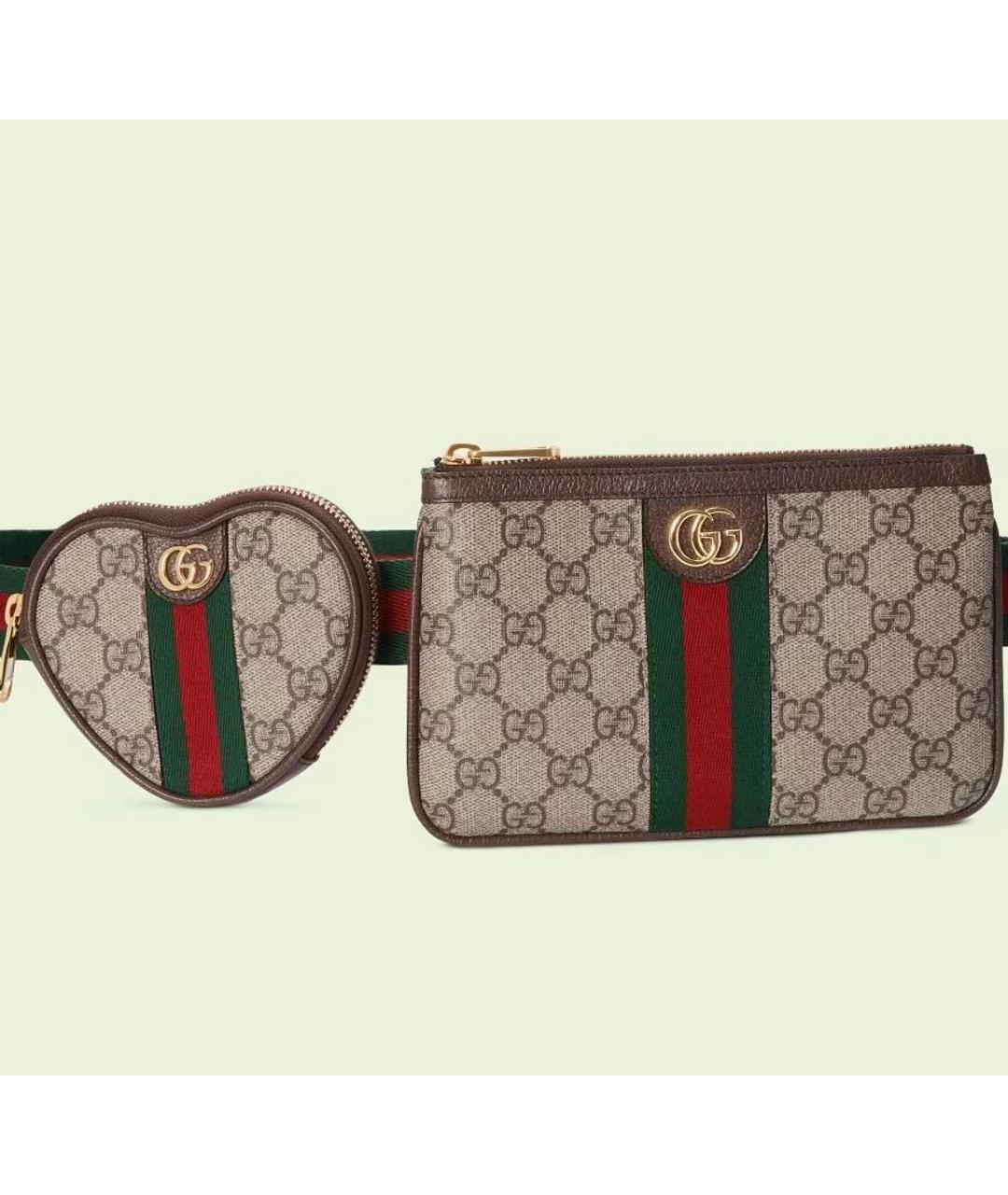 GUCCI Бежевая поясная сумка, фото 7