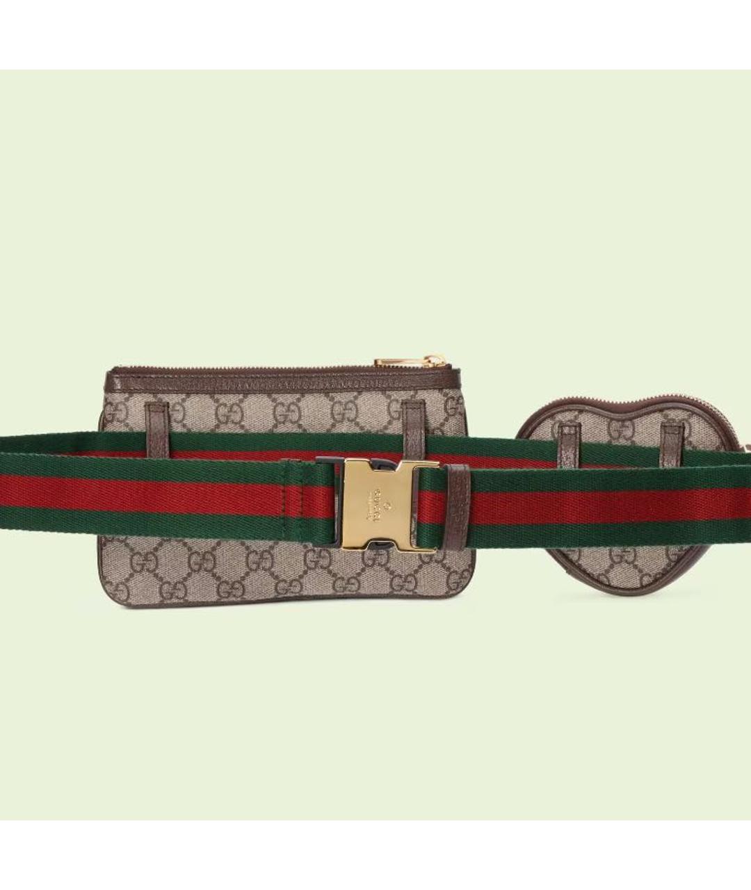 GUCCI Бежевая поясная сумка, фото 2
