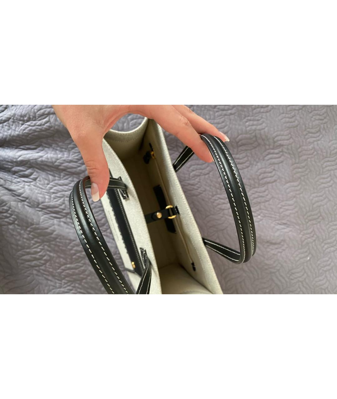 BURBERRY Черная сумка тоут, фото 6