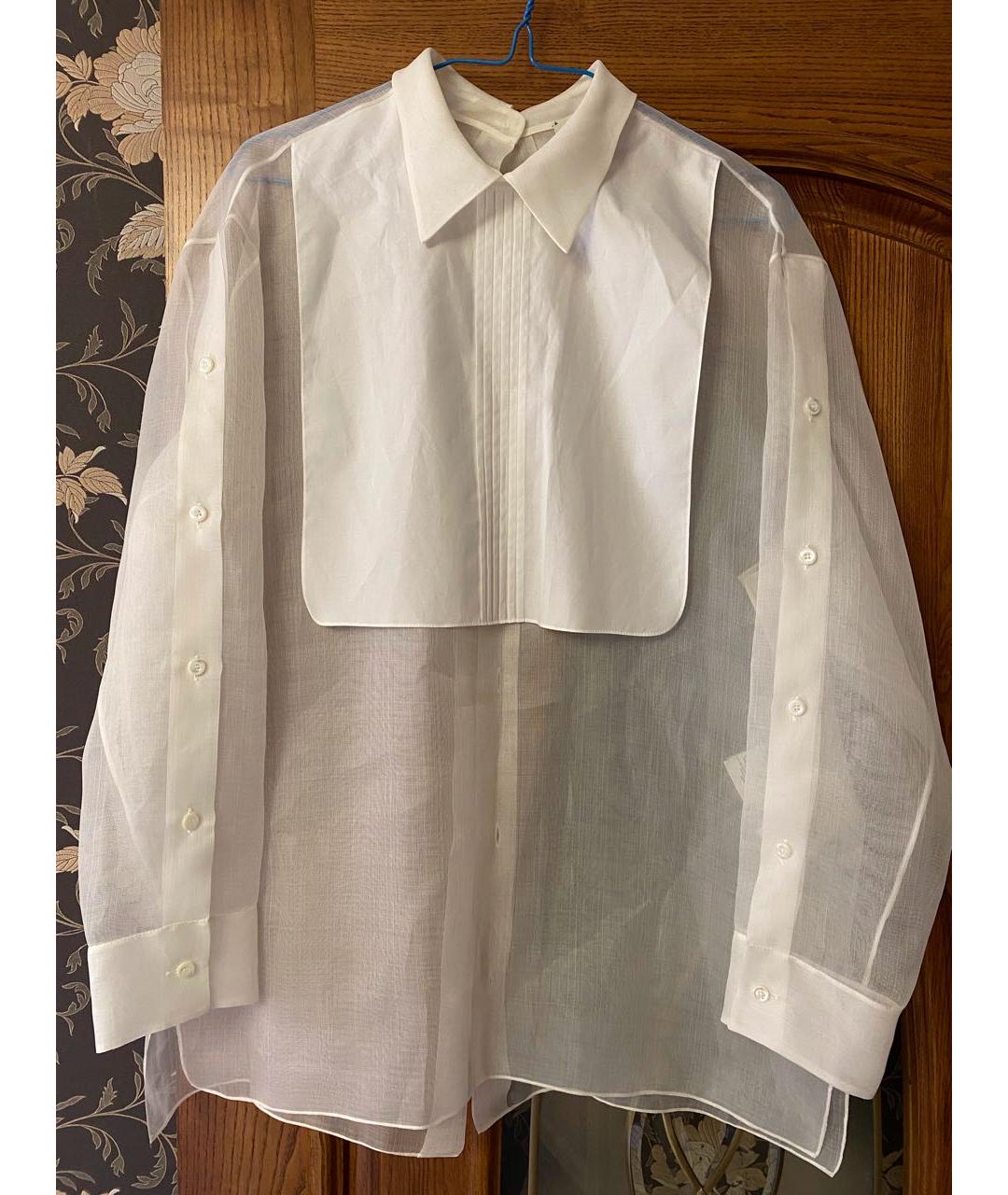 FENDI Белая шелковая рубашка, фото 5