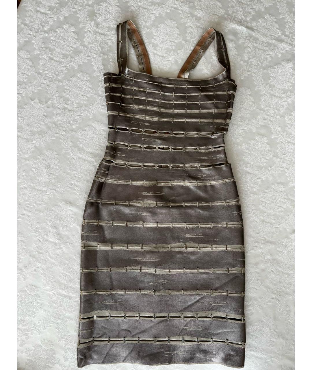 HERVE LEGER Коктейльное платье, фото 7