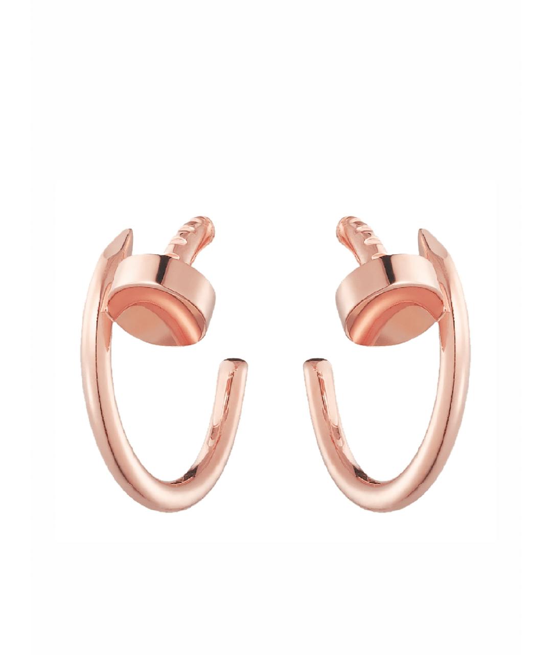 CARTIER Розовые серьги из розового золота, фото 1