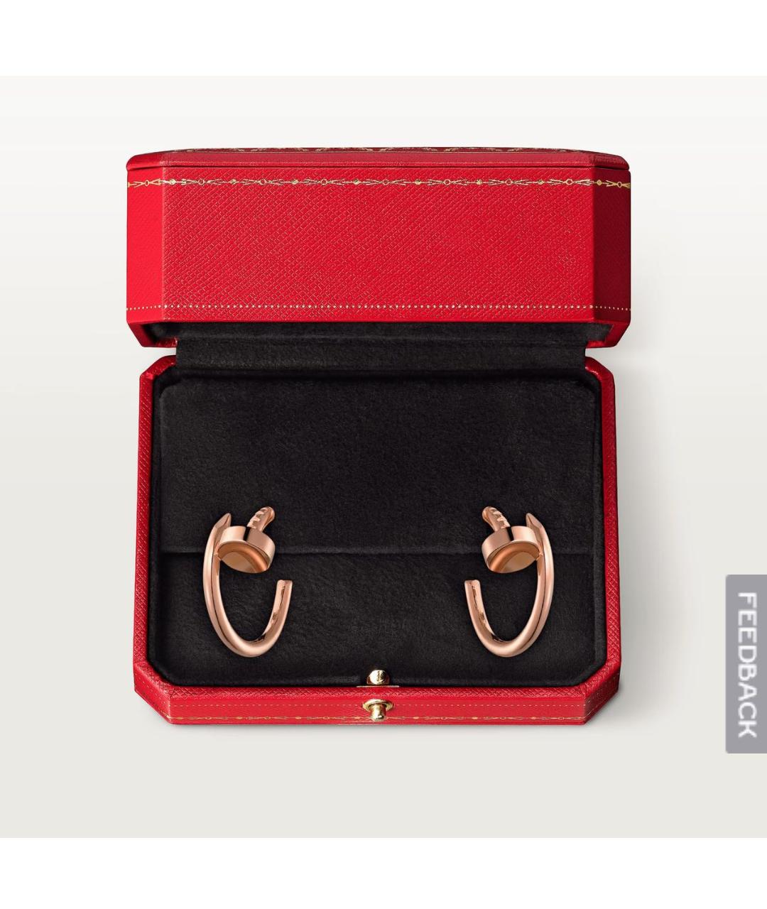 CARTIER Розовые серьги из розового золота, фото 3