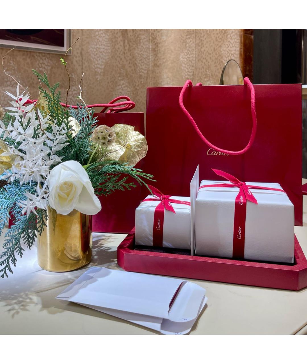 CARTIER Розовые серьги из розового золота, фото 5
