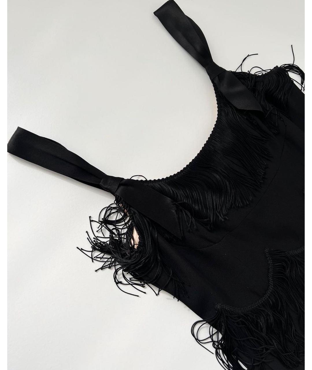 MARC JACOBS Черное вискозное коктейльное платье, фото 3