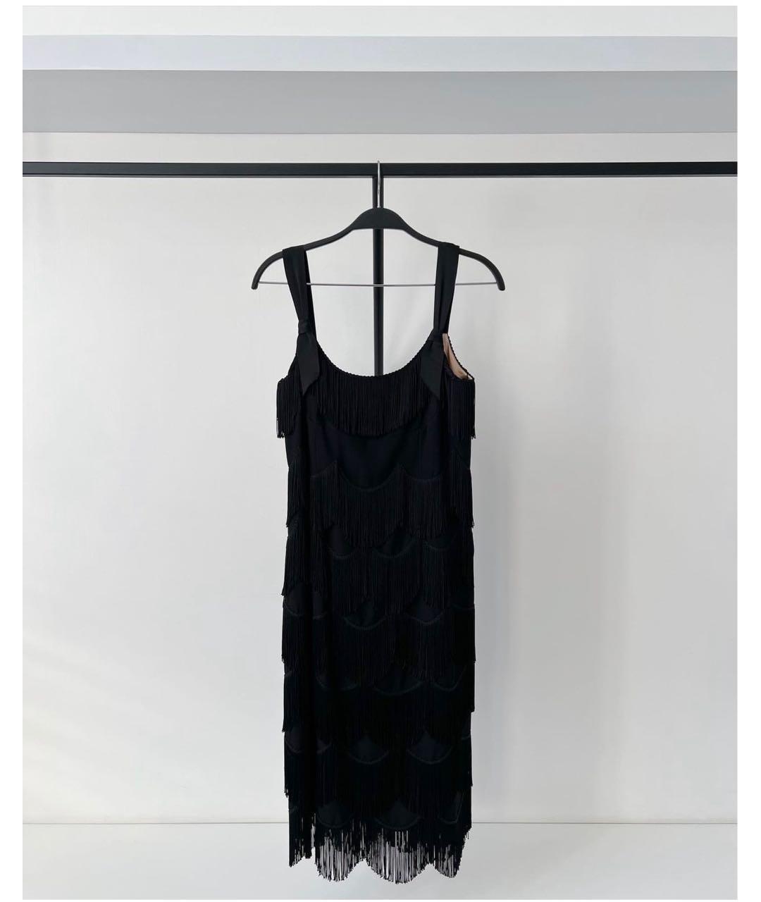 MARC JACOBS Черное вискозное коктейльное платье, фото 2