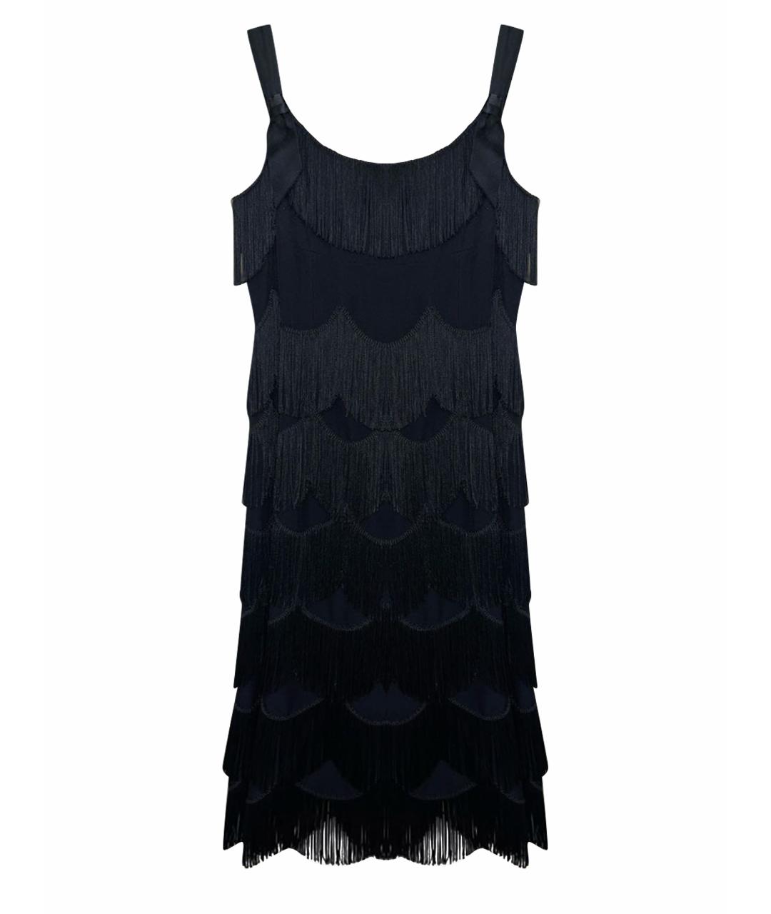MARC JACOBS Черное вискозное коктейльное платье, фото 1