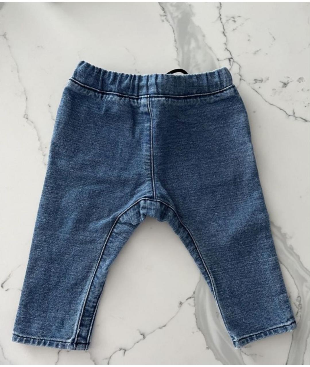 BURBERRY Синие деним детские джинсы, фото 5