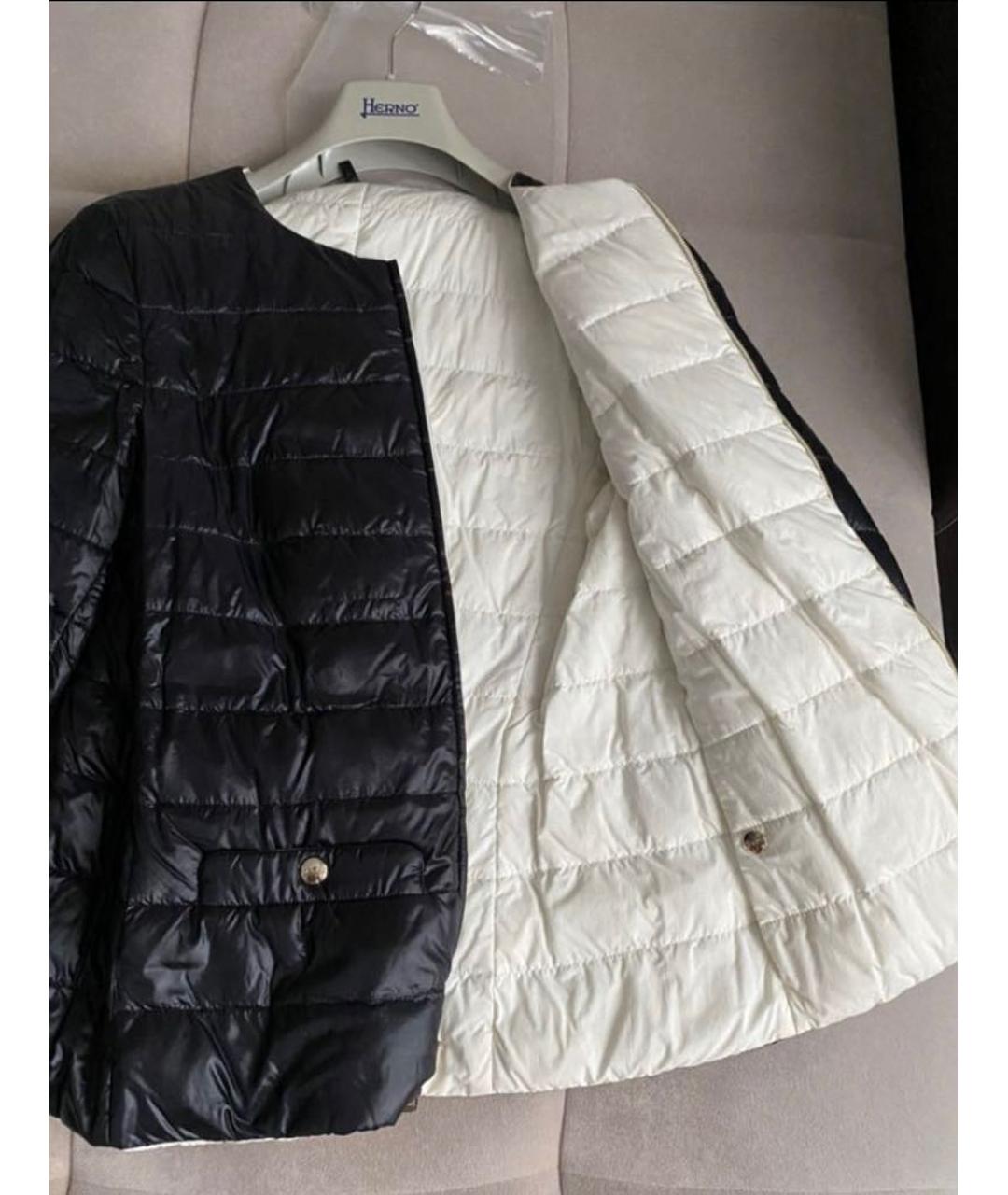HERNO Черная полиамидовая куртка, фото 3
