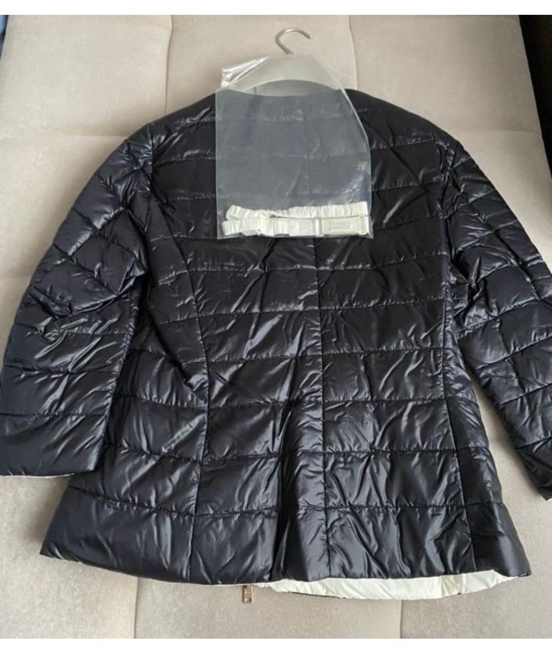 HERNO Черная полиамидовая куртка, фото 2