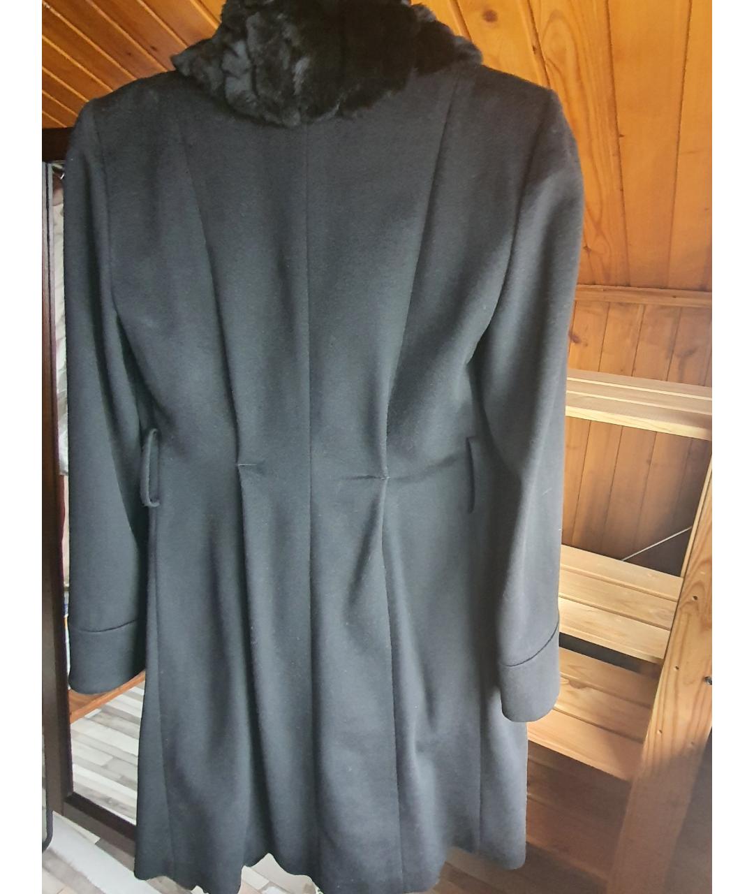 ARMANI COLLEZIONI Черное кашемировое пальто, фото 5